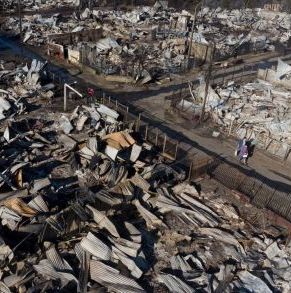 Las viviendas afectadas volverán a levantarse