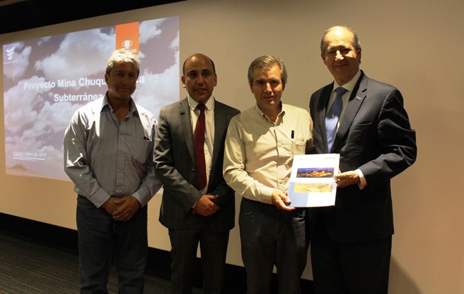 Presidente Nacional CChC, Consejo regional y socios conocieron proyecto Mina subterránea noticias